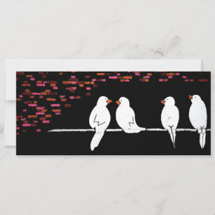 brick bird wall : graffiti wall invitation