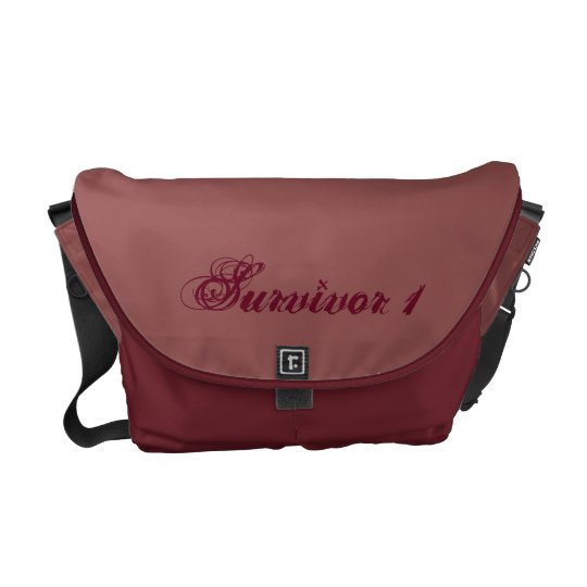 Brick & Bordeaux Medium Survivor Messenger Bag