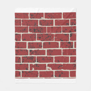 Brick brick tile tile tiled image fleece blanket