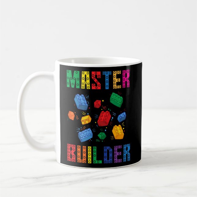 Brick Builder  Blocks Master Builder Kid Toy Boys  Coffee Mug (Left)