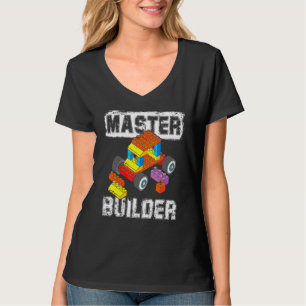 Brick Builder Blocks Master Builder Kid Toy Boys G T-Shirt