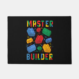 Brick Builder Funny Blocks Building Master Builder Doormat