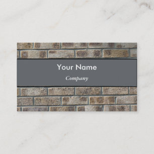 Brick Business Card