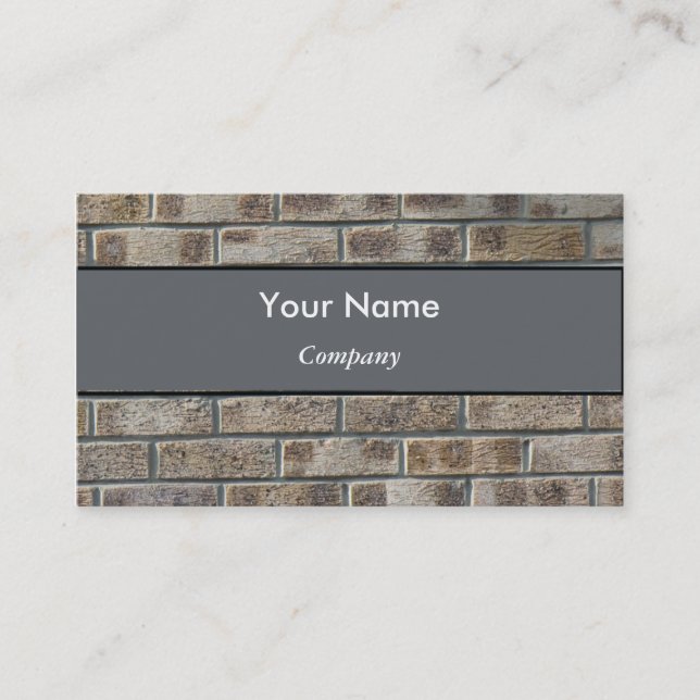 Brick Business Card (Front)