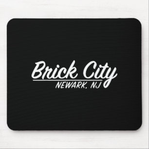 Brick City Newark Nj City New Jersey Hometown Retr Mouse Mat