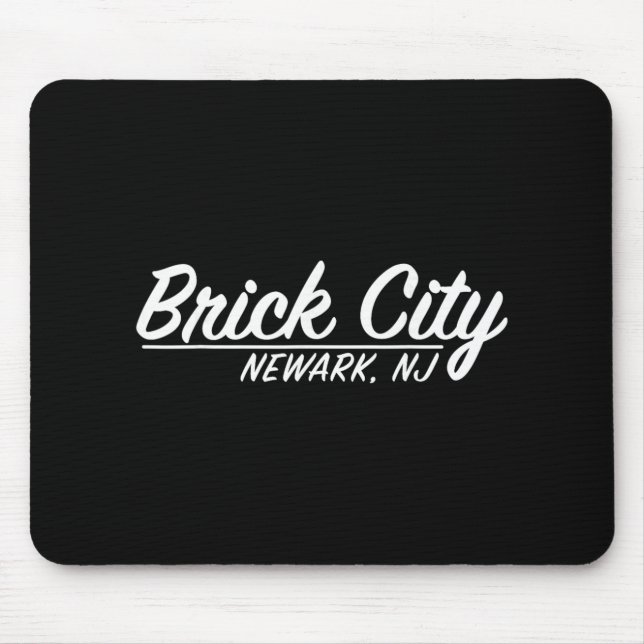 Brick City Newark Nj City New Jersey Hometown Retr Mouse Mat (Front)
