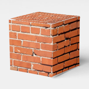 Brick construction favour box