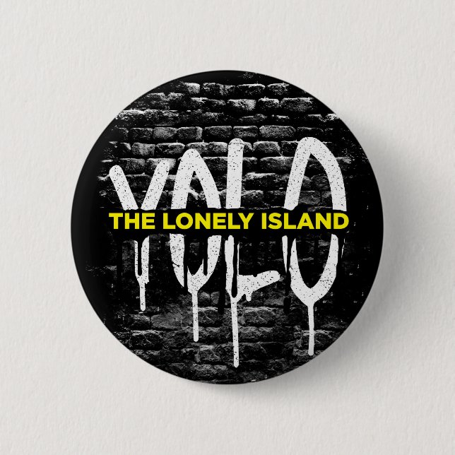 Brick Drip 6 Cm Round Badge (Front)