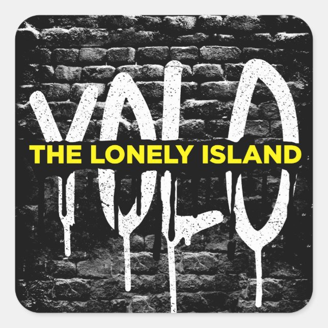 Brick Drip Square Sticker (Front)