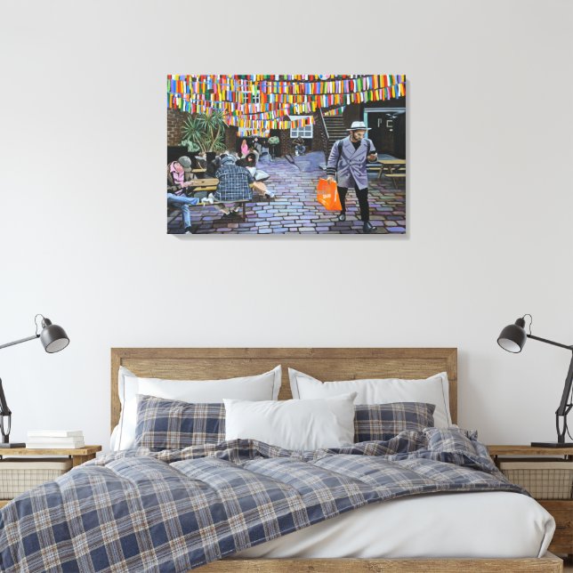 Brick Lane Canvas (Insitu(Bedroom))
