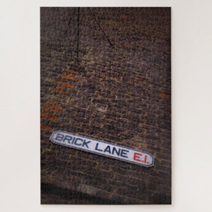 Brick Lane - London Street Sign - 20x30 - 1014 pcs Jigsaw Puzzle