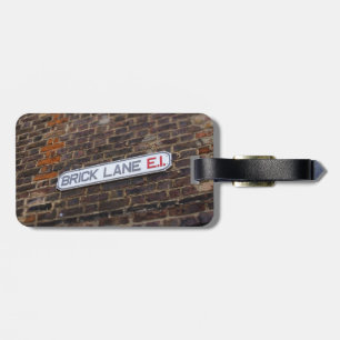 Brick Lane - London - Street Sign - Luggage Tag