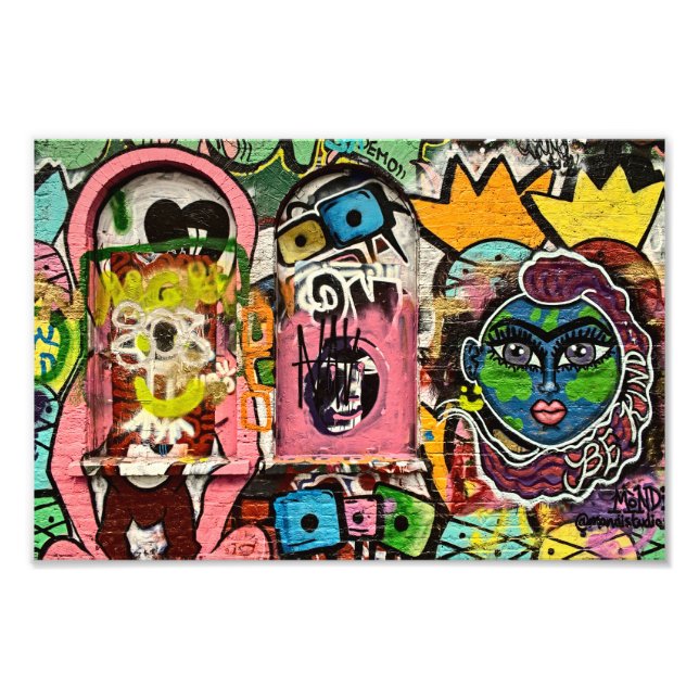 Brick Lane Street Art London (1120)  Photo Print (Front)