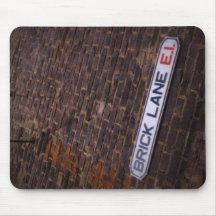 Brick Lane - Street Sign - London - Mousepad