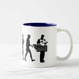 Brick layer Mason Brickies gifts Two-Tone Coffee Mug