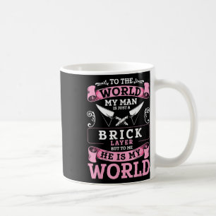 Brick Layer Union Bricklayer Girlfriend Bricklayer Coffee Mug