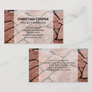 Brick Layer   Walk Way  Business Card