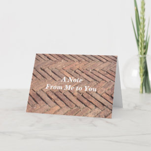 Brick Note Cards