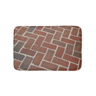 Brick Pattern Bath Mat