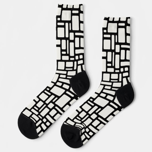 Brick pattern Socks (Left)