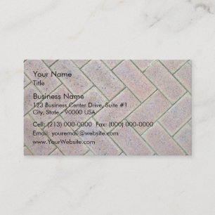 Brick Paving Texture Business Card