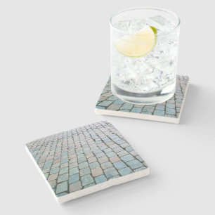 Brick Plaza at The Grand Place - Brussels, Belgium Stone Coaster