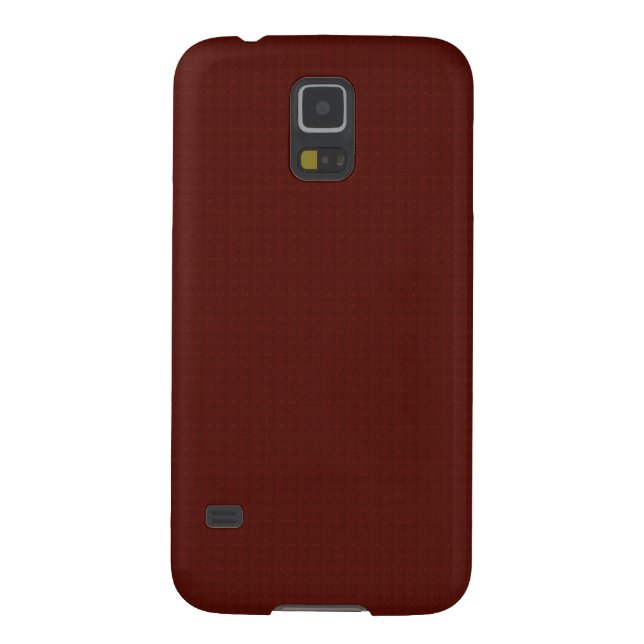 Brick Red Leather Case-Mate Samsung Galaxy Case (Back)
