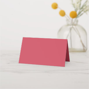 Brick red (solid colour)  place card