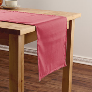 Brick red (solid colour)  short table runner