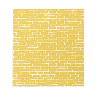 Brick Road - Yellow & transparent Notepad
