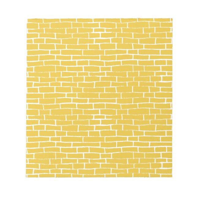 Brick Road - Yellow & transparent Notepad (Front)