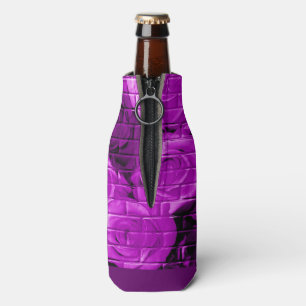 Brick Roses-04-Purple-Drink Bottle Cooler-Koozie Bottle Cooler