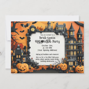 Brick-tastic  HALLOWEEN Party Invitation