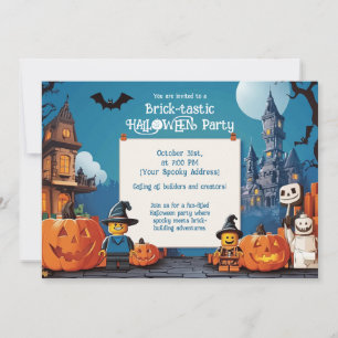 Brick-tastic HALLOWEEN Party Invitation