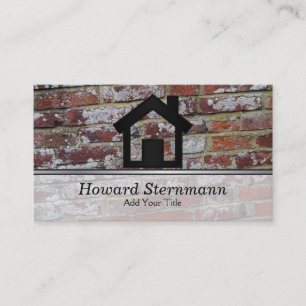 Brick Template Design Business Card