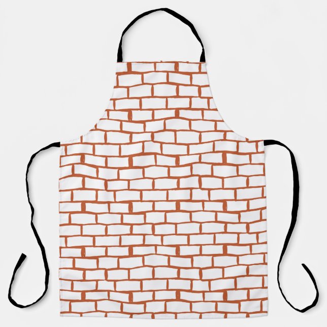 brick texture background apron (Front)