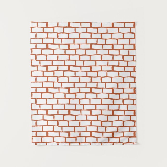 brick texture background tapestry (Front)