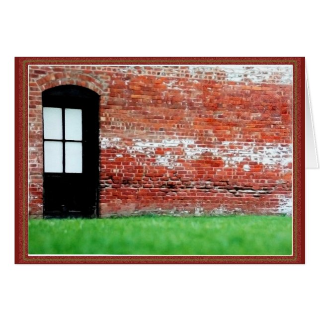 Brick Wall And Door (Front Horizontal)