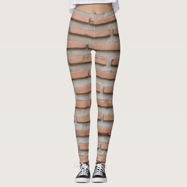 Brick wall background leggings (Front)