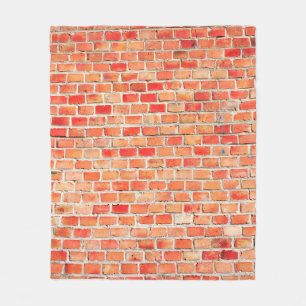 Brick wall background or texturebrick, design, int fleece blanket