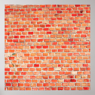 Brick wall background or texturebrick, design, int poster