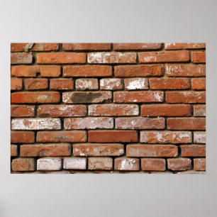 Brick Wall Background Poster