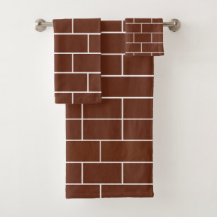 Brick Wall Bath Towel Set