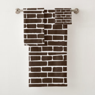 Brick Wall Bath Towel Set