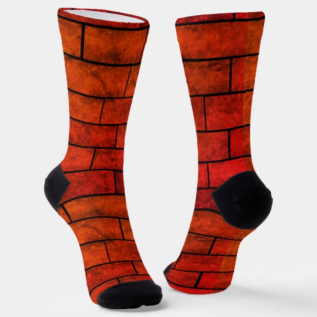 Brick wall , brick socks (Angled)