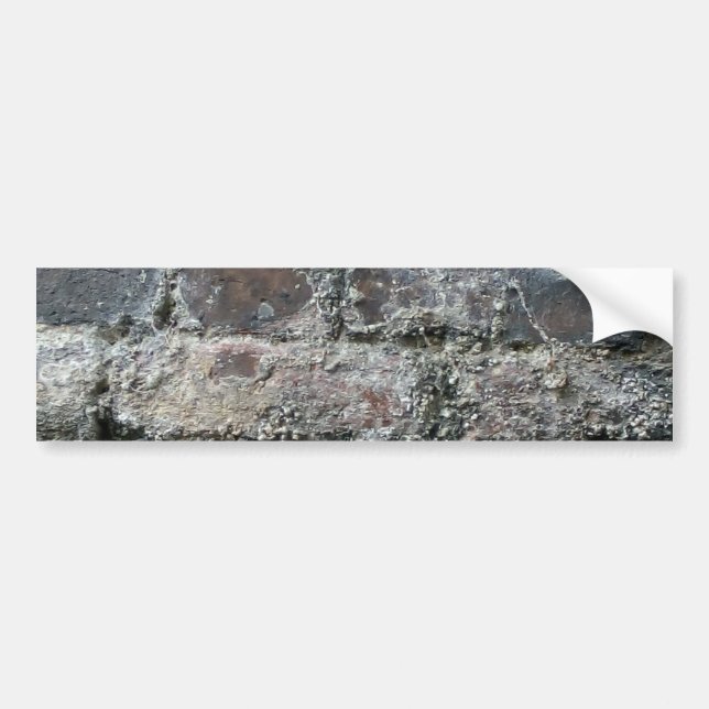 Brick Wall Bumper Sticker (Front)