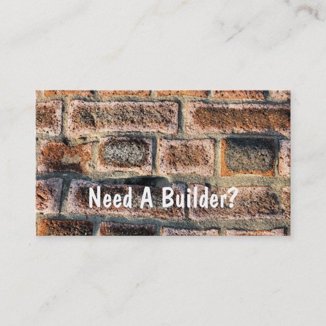 BRICK WALL BUSINESS CARD (Front)