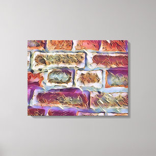 BRICK WALL   CANVAS PRINT