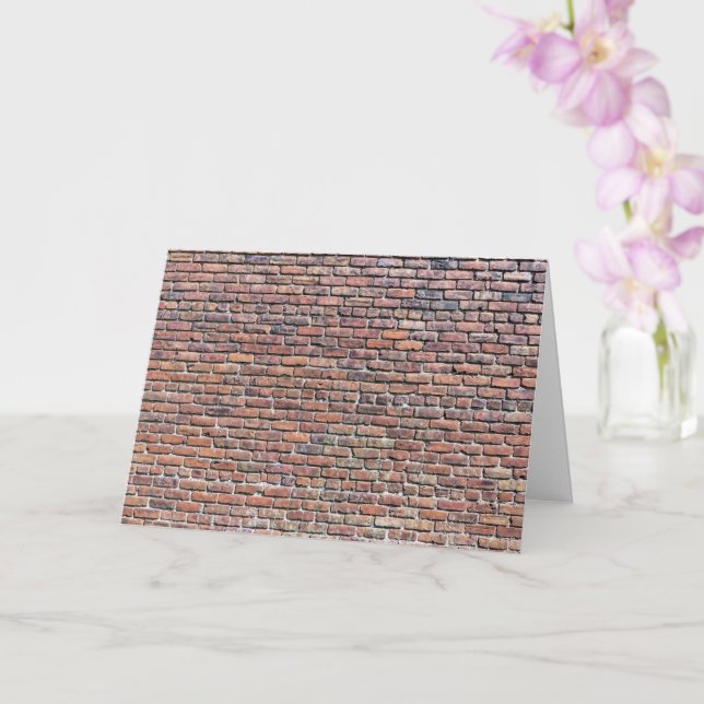 Brick Wall Card (Orchid)