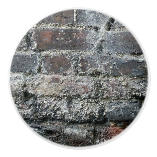Brick Wall Ceramic Knob (Front)